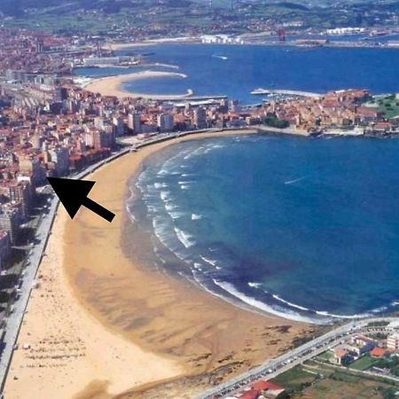 Ferienwohnung Atico Marques Playa Centro - Garaje Opcional Gijón Exterior foto